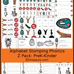 Free Letter Z Phonics Pack