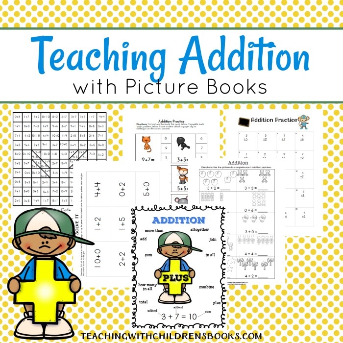 Free Teaching Addition with Picture Books Printables