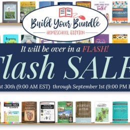 Build Your Bundle Homeschool Curriculum Flash Sale: Up to 96% Off! - ENDS SOON!