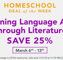 25% Off Learning Language Arts Through Literature Curriculum