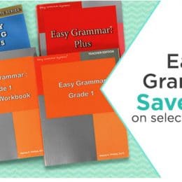 25% Off Easy Grammar Curriculum