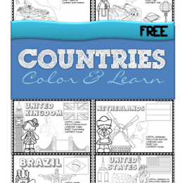 FREE Countries of the World Printable Book