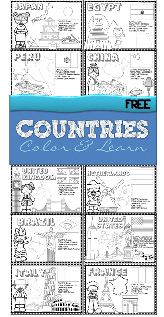 Free Countries Of The World Printable Book