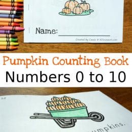 Free Pumpkin Number Counting Book