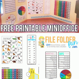 Free Mini-Office Printables (PreK-3)