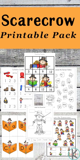 Free Scarecrow Kindergarten Worksheets