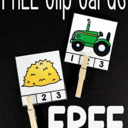 Free Fall Themed Syllable Clip Cards
