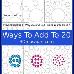 Free Hands-On Addition Worksheets