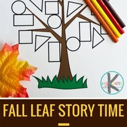 FREE Fall Leaf Color By Shape Printable