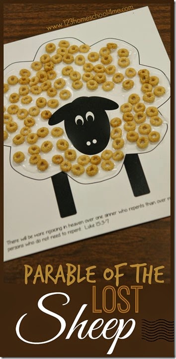 Free Parable of the Lost Sheep Printable Craft