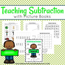 Free Teaching Subtraction with Picture Books Printables