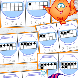 Free Fish Bowl Counting Printables