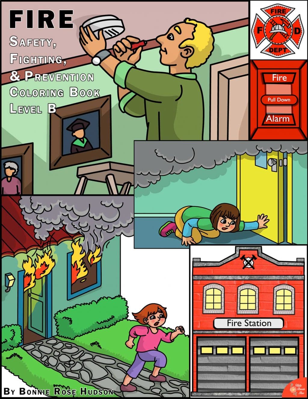 Free Fire Safety & Prevention Coloring Book