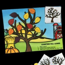 Get counting this Fall with these FREE Counting Fall Leaves Mats! #fhdhomeschoolers #freehomeschooldeals #homeschoolers #homeschoolmoms #fallresources