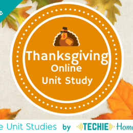 Free Thanksgiving Online Unit Study - Limited Time!