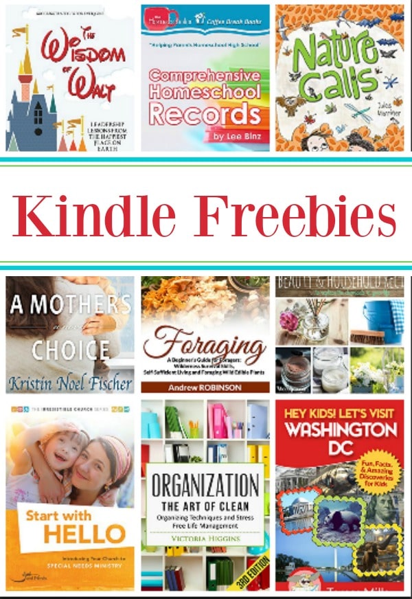 15 Kindle Freebies: Comprehensive Homeschool Records, Wisdom of Walt, & More!