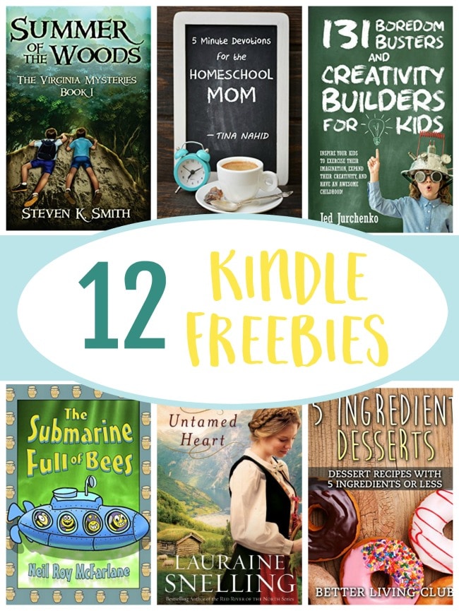 12 Kindle Freebies: The Mysterious Garden, 5 Ingredient Desserts, & More!