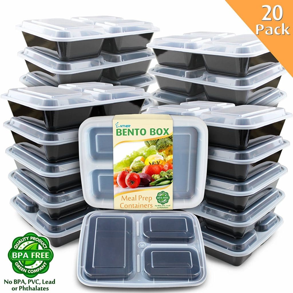 20 Pack Meal Prep Containers Only $17.99! (64% Off!)