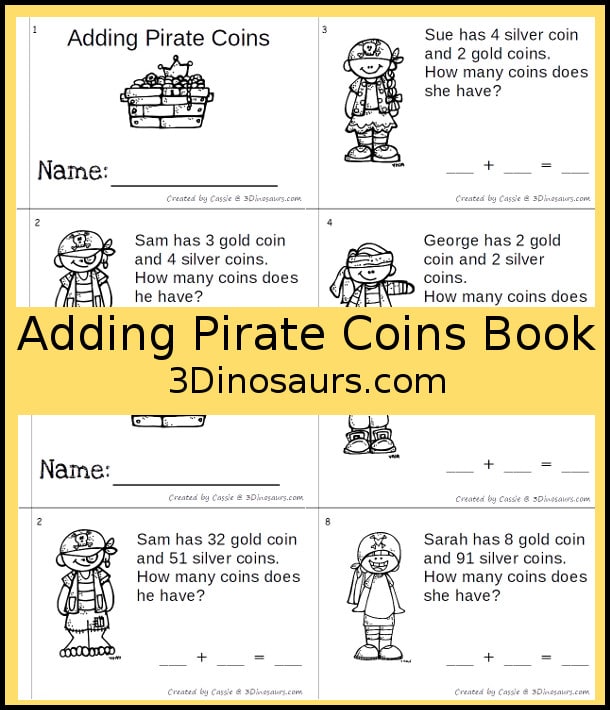 Free Adding Pirate Coins Book