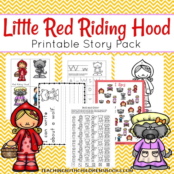 Free Little Red Riding Hood Learning Pack