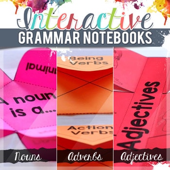 Free Interactive Grammar Notebook Printables