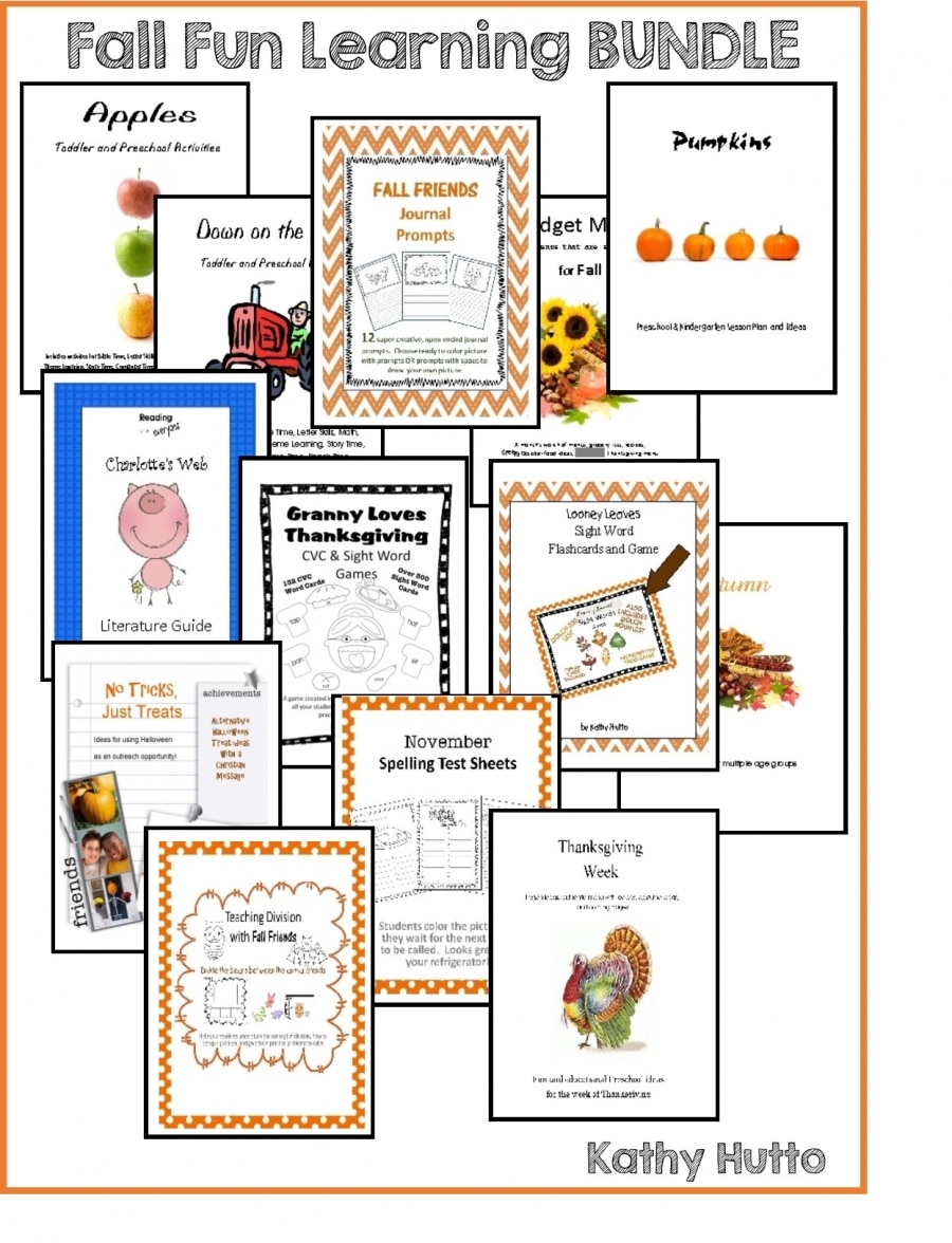 Fall Fun Learning Bundle Only $1! (Reg. $29!)