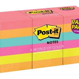 Post-it Notes 18 Pad Set Only $7.98! (50% Off!)