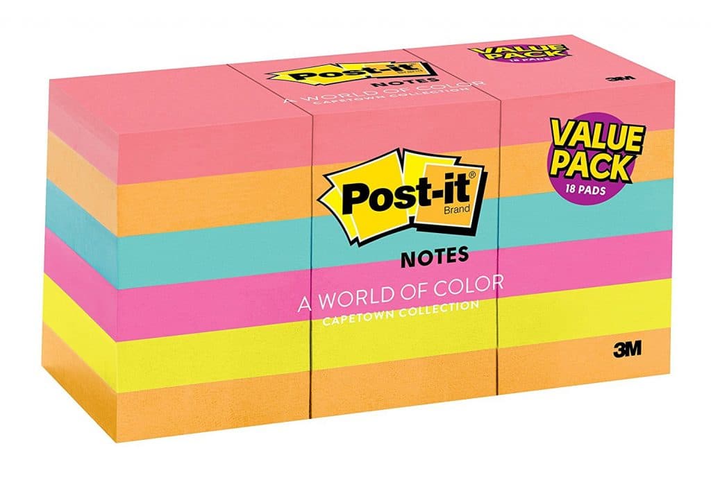 Post-it Notes 18 Pad Set Only $7.98! (50% Off!)