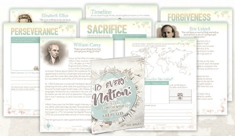 To Every Nation Missionary Study History Pack Only $99! (Reg. $145!)