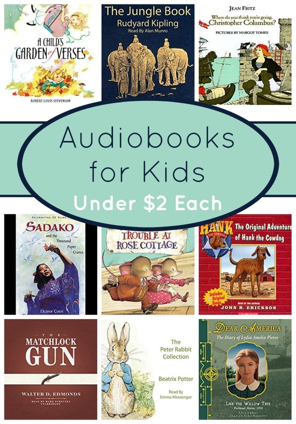 Audiobook Deals for Kids Under $2 Each!