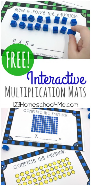 Free Interactive Multiplication Mats 