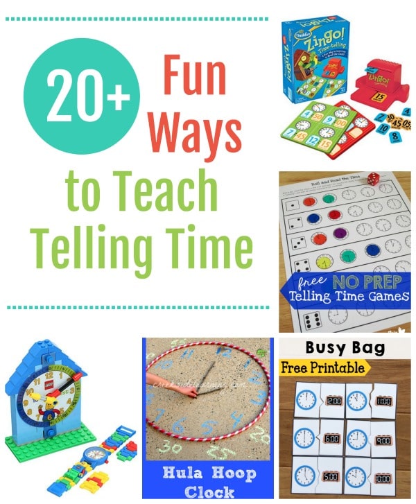 20+ Fun Ways to Teach Telling Time