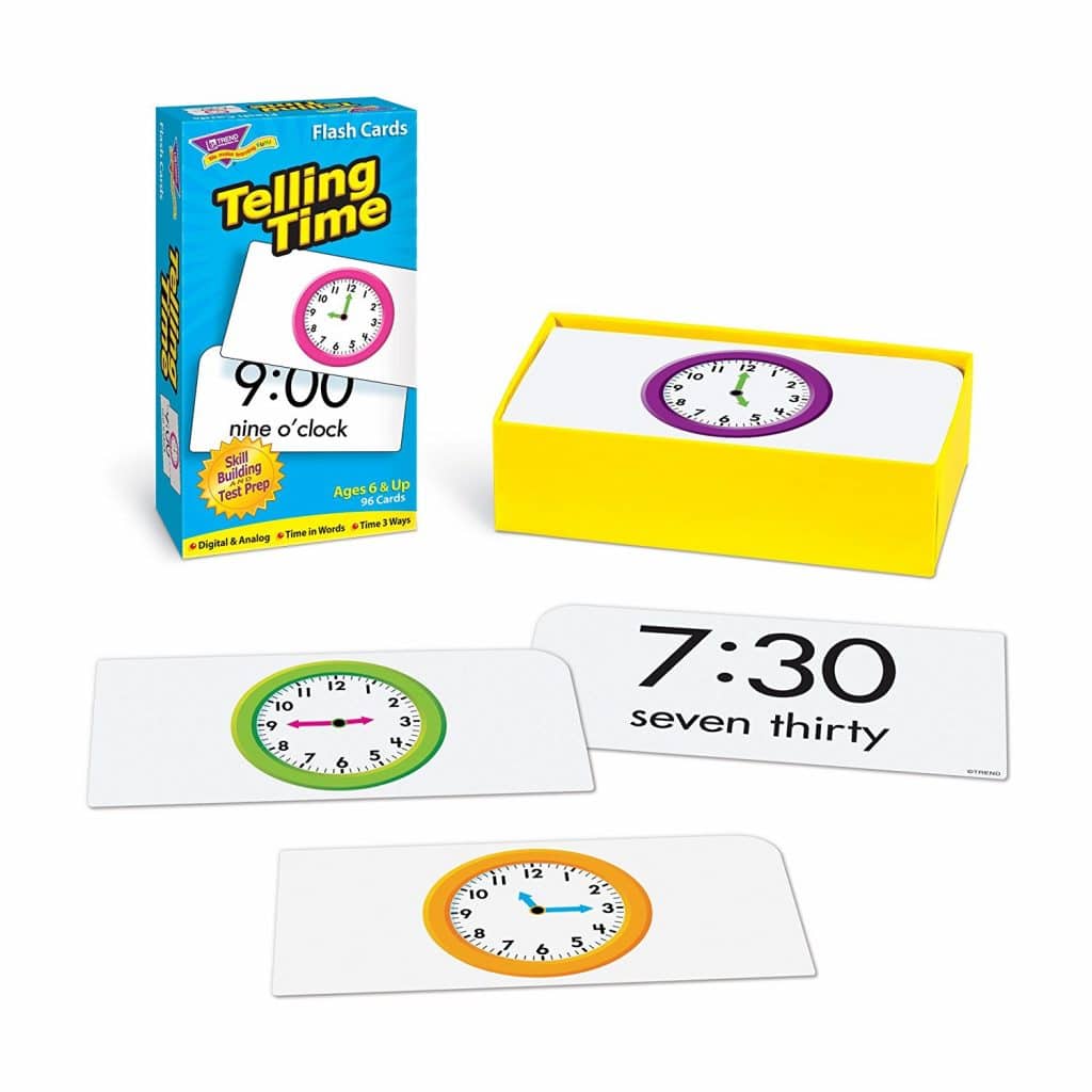 Telling Time Flash Cards