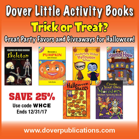 Dover Little Activity Books Only $1.50-$1.99 + 25% Off! (Great Party Favors or Halloween Treats!)