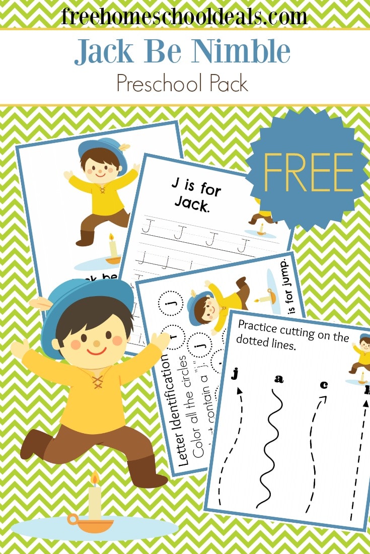 FREE JACK BE NIMBLE LEARNING PACK (Instant Download)