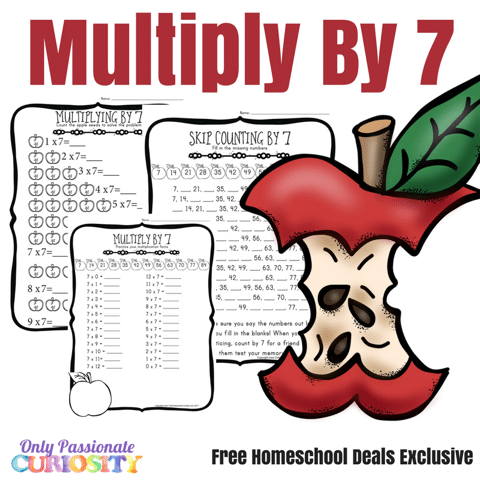 Free Fall Multiplication Worksheets