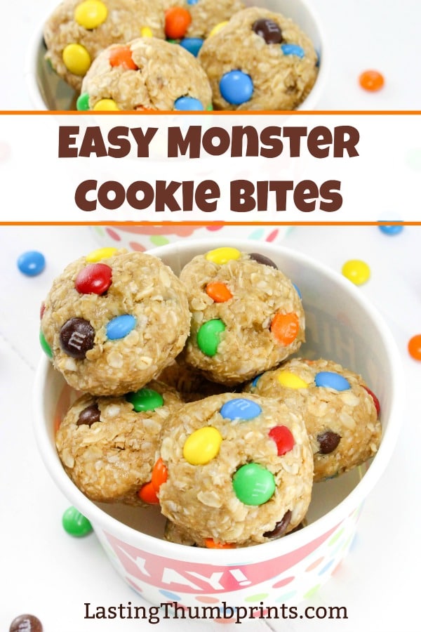 Easy Monster Cookie Bites