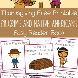 Free Thanksgiving Easy Reader Book