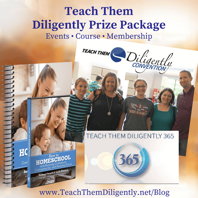 Homeschool Giveaway: Teach Them Diligently Registration Plus More!