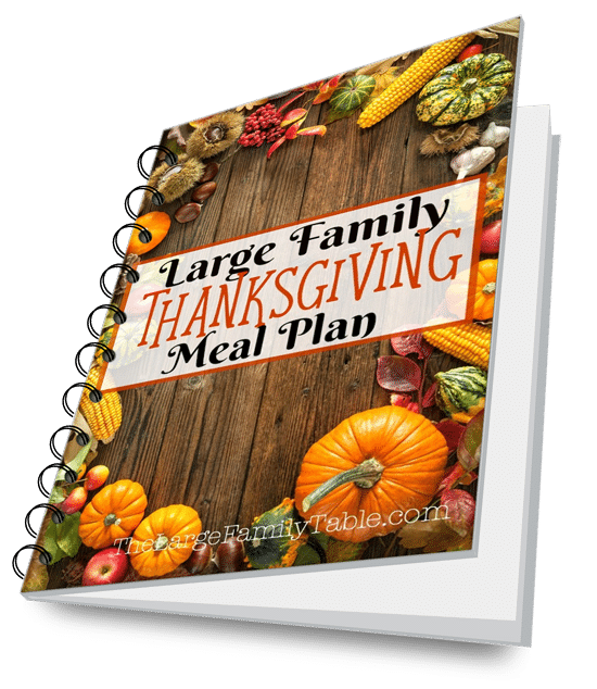 FREE Large Family Thanksgiving Meal Plan!