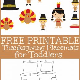 Free Thanksgiving Activity Mats for Toddlers