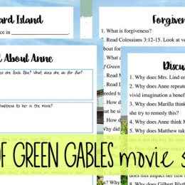 Free Anne of Green Gables Movie Study