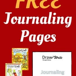 Free Draw and Write Through History Journaling Pages