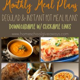 Free November Meal Plan