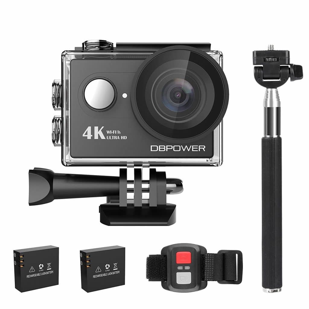 DBPower Waterproof Action Camera w/ Accessories Kit Only $39.99!