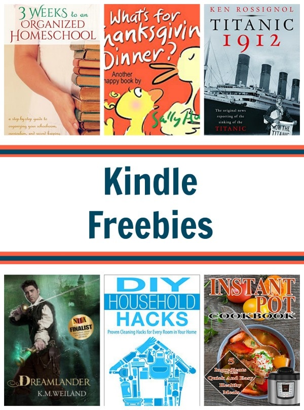 14 Kindle Freebies: Instant Pot Cookbook, Organized Homeschool, & More!