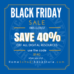 40% Off All Digital Resources at Home School Adventure