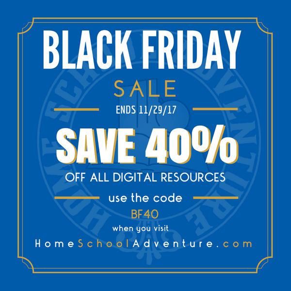 40% Off All Digital Resources at Home School Adventure