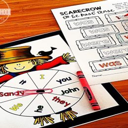 Free Scarecrow Pronoun Game