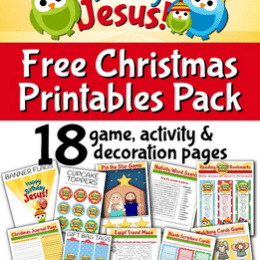 Free Happy Birthday Jesus Printable Activity & Party Pack